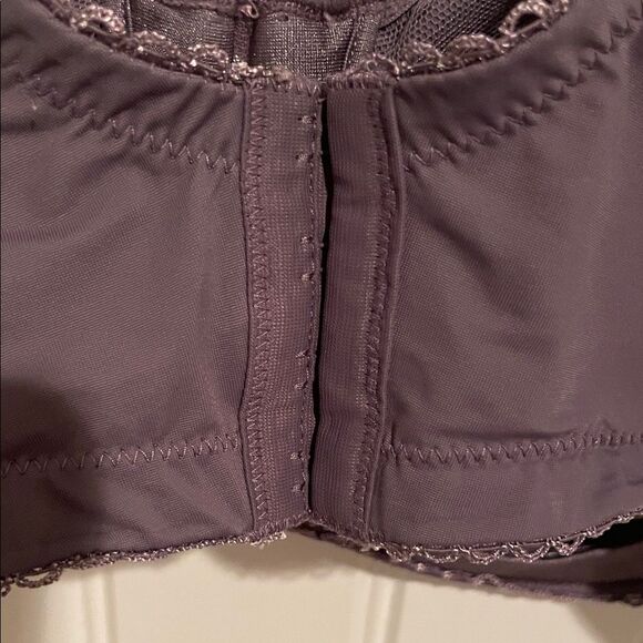 Glamorise Lace Bra - Purple and Pink - Picture 4 of 11